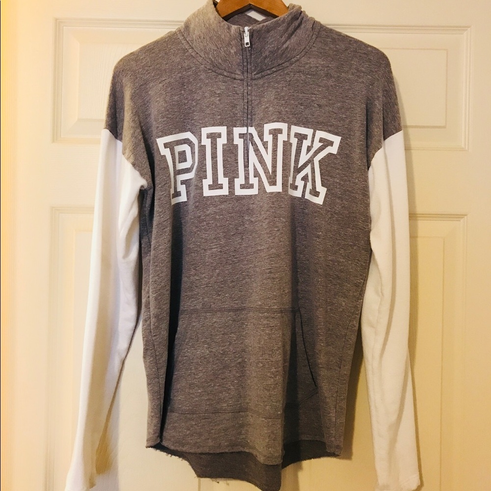 Victoria’s Secret Pink Half Zip Sweatshirt